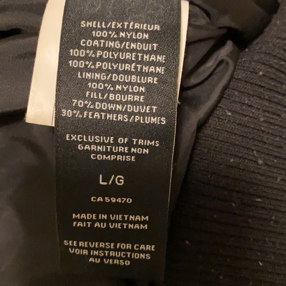 Chic and warm black bomber jacket - Picture 4 of 5